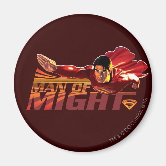 Aimant Superman Man of Might (Devant)