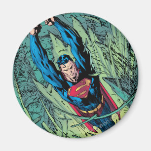 Aimant Superman passe à travers