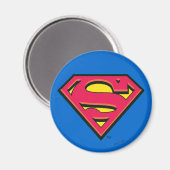 Aimant Superman S-Shield | Logo classique (Recto/Verso)