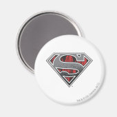 Aimant Superman S-Shield | Logo de Grey et Red City (Recto/Verso)
