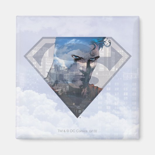 Aimant Superman S-Shield | Superman dans le logo S-Shield (Devant)