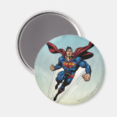 Aimant Superman saute vers le haut (Recto/Verso)