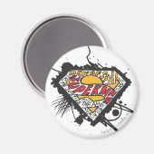 Aimant Superman Stylisé | Logo avec lettres Logo (Recto/Verso)