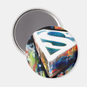 Aimant Superman Stylisé | Logo Urban Graffiti (Recto/Verso)