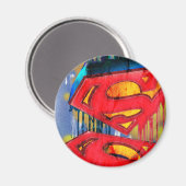 Aimant Superman Stylisé | Logo Urban Spraypaint (Recto/Verso)