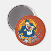 Aimant Superman World Hero (Recto/Verso)