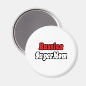 Aimant SuperMom russe (Recto/Verso)