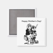 Aimant Supermom : Une Maman Qui Fait Tout Ça (Recto/Verso)