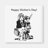 Aimant Supermom : Une Maman Qui Fait Tout Ça (Devant)