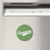 Aimant Supermom(vert), (In Situ (Lave-vaisselle))