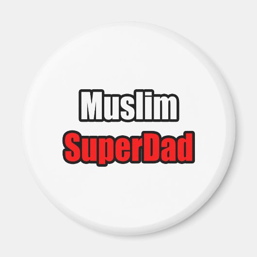 Aimant SuperPapa musulman (Devant)