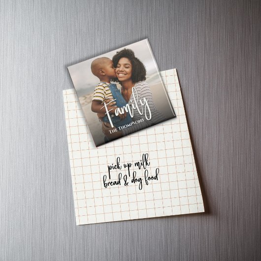 Aimant Superposition de script de calligraphie simple de 