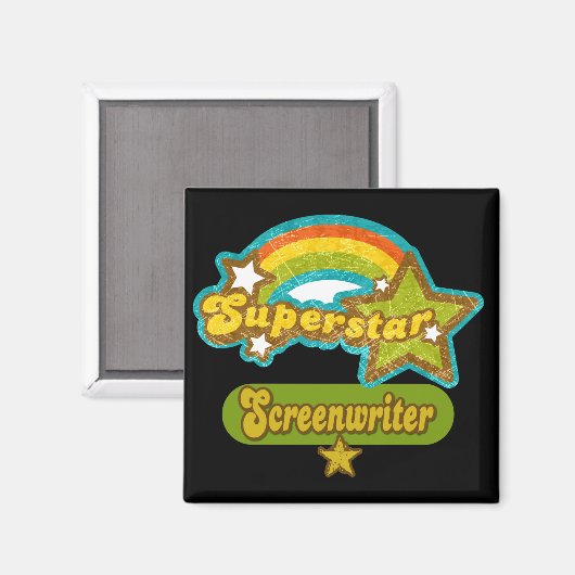 Aimant Superstar scénariste (Recto/Verso)