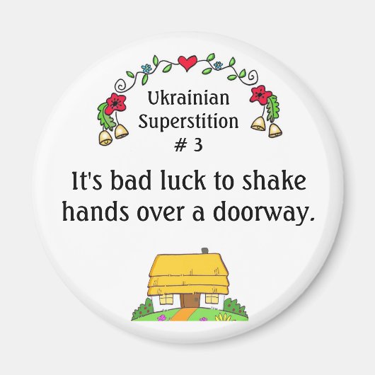 Aimant Superstitions ukrainiennes (Devant)