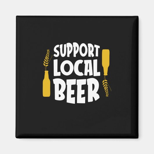 Aimant Support de la bière locale (Devant)