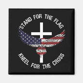 Aimant Support Patriotique Pour Le Pignon Drapeau Pour La (Devant)