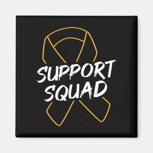 Aimant Support Squad Leukemia Cancer Leukemia Aware R (Devant)