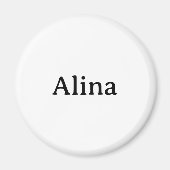 Aimant supprimer le texte et ajouter votre propre design (Devant)