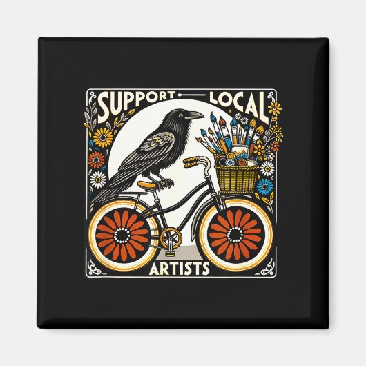 Aimant Suprt Local Artists  (Devant)