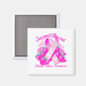 Aimant Suprt Squad Breast Cancer Awareness Nk Ribbon Wome (Recto/Verso)