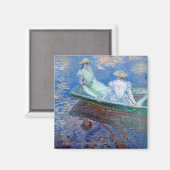 Aimant Sur le bateau, Monet (Recto/Verso)
