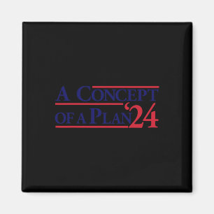 Aimant Sur Le Concept D'Un Plan Drôle Anti Trump