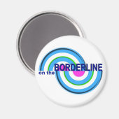 Aimant Sur le logo Borderline (Recto/Verso)