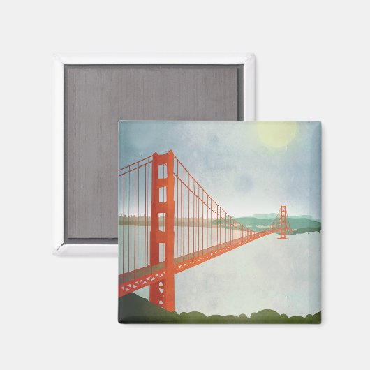 Aimant Sur le pont Golden Gate (Recto/Verso)