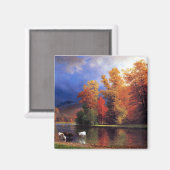 Aimant Sur le Saco, tableau d'Albert Bierstadt (Recto/Verso)