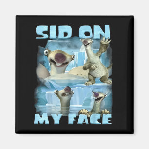 Aimant Sur le visage de Sid sur le visage Glace Age Anima
