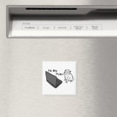 Aimant Sur Mon Ordinateur Drôle De Chat Blanc Mème (In Situ (Lave-vaisselle))