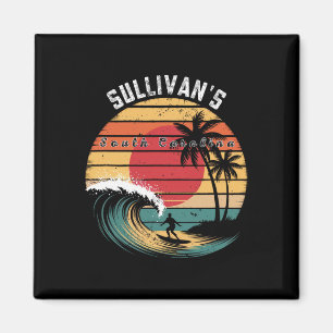 Aimant Surf à la plage de Sullivan en Caroline du Sud 