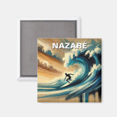 Aimant Surf à Nazare Portugal (Recto/Verso)