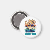 Aimant Surf - Aloha Hawaï (Recto/Verso)