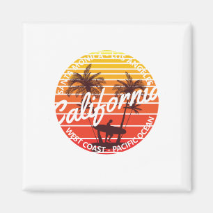 Aimant Surf de Californie, Summer Beach vibes