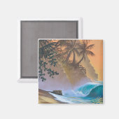 Aimant Surf de Hanalei (Recto/Verso)