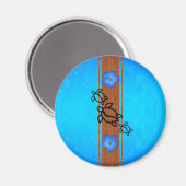 Aimant Surf Retro Honu (Recto/Verso)