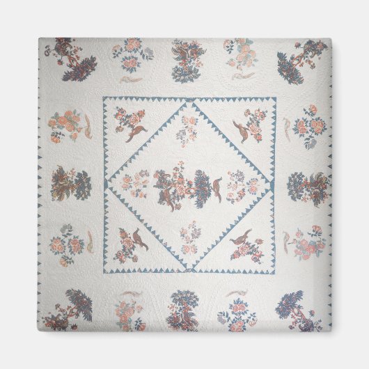 Aimant Surface composée en 'Broderie Perse', c.1800 (appl (Devant)