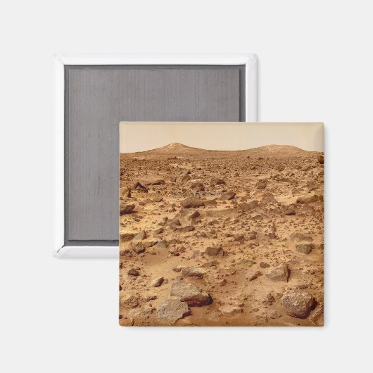 Aimant Surface rocheuse de la planète Mars (Recto/Verso)