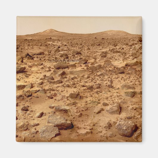 Aimant Surface rocheuse de la planète Mars (Devant)