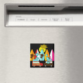 Aimant Surfboards Beach Bum Surf Surfer Hippie Vans (In Situ (Lave-vaisselle))