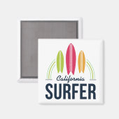 Aimant Surfer de l'emplacement personnalisé (Recto/Verso)