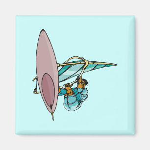 Aimant Surfer de vent