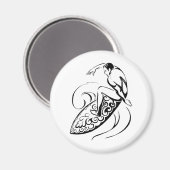 Aimant Surfer Dude (Recto/Verso)