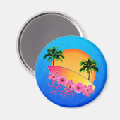 Aimant Surfer Girl (Recto/Verso)