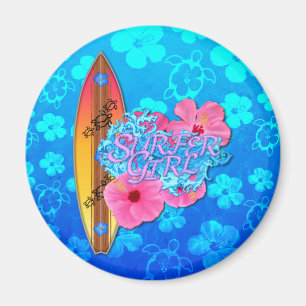 Aimant Surfer Girl