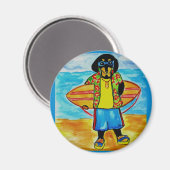 Aimant Surfer Joe (Recto/Verso)