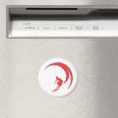 Aimant Surfer rouge (In Situ (Lave-vaisselle))