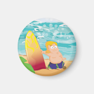 Aimant Surfeur