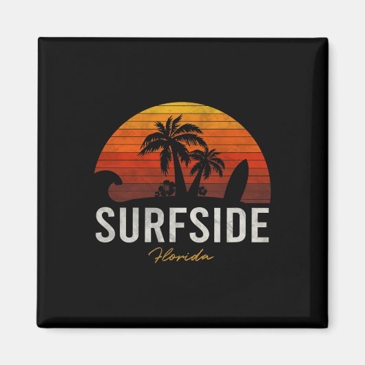 Aimant Surfside Beach Floride Fl Palms Surf de vacances s (Devant)